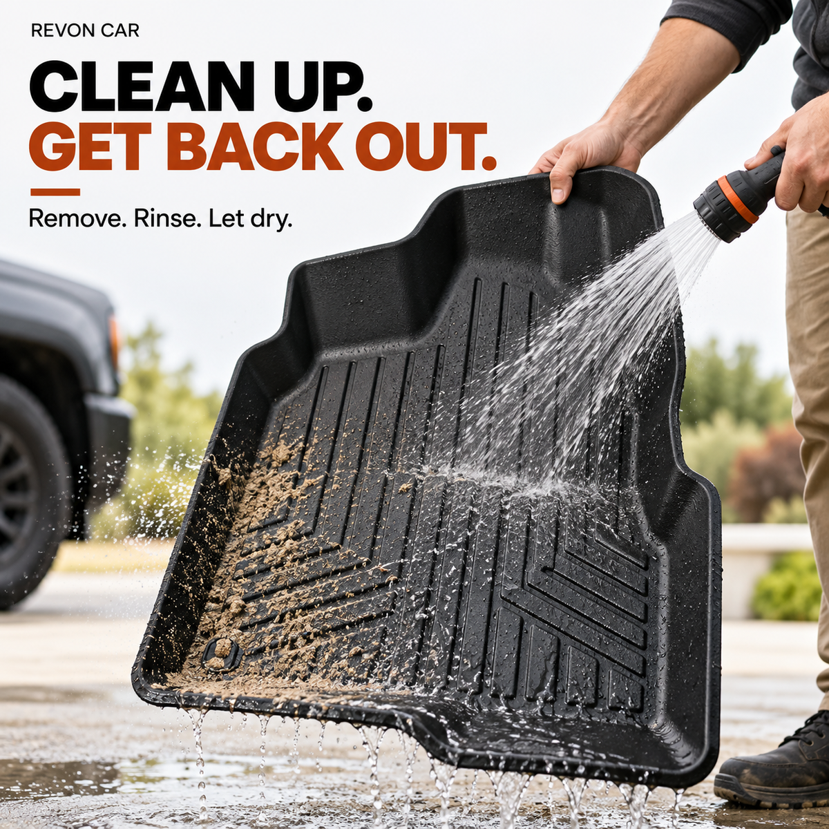 Mess stays on the mat. Not on your carpet.