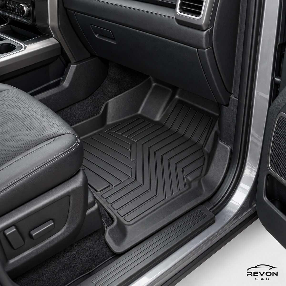 REVON 3D mat fitted in the passenger footwell